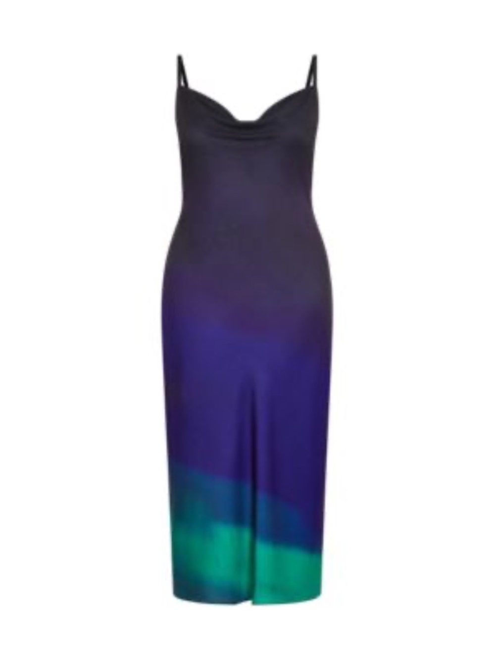 City Chic Ombre Cowl Neck Dress NWT Size 16